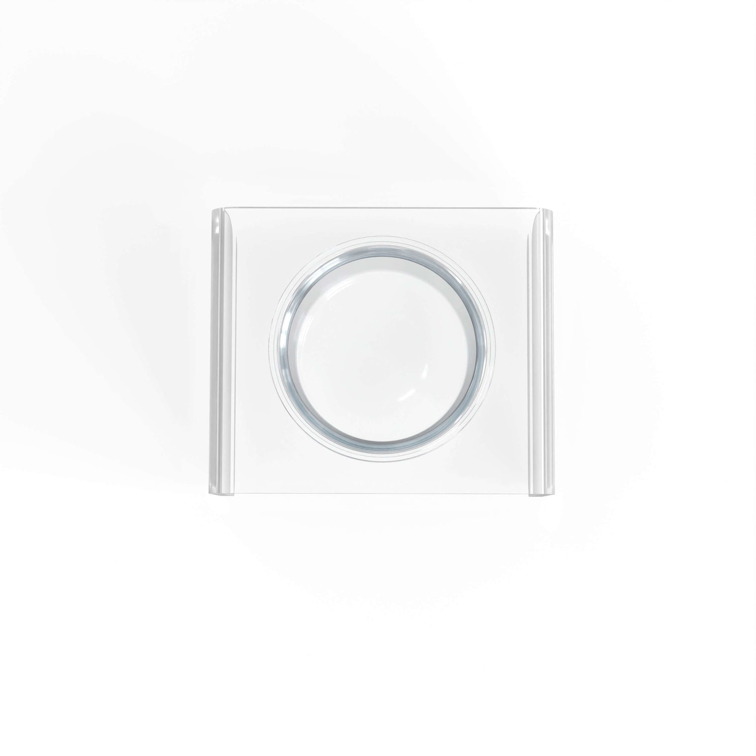 Modern Acrylic Glass Bowl Feeders, Standard Style, Single Bowl