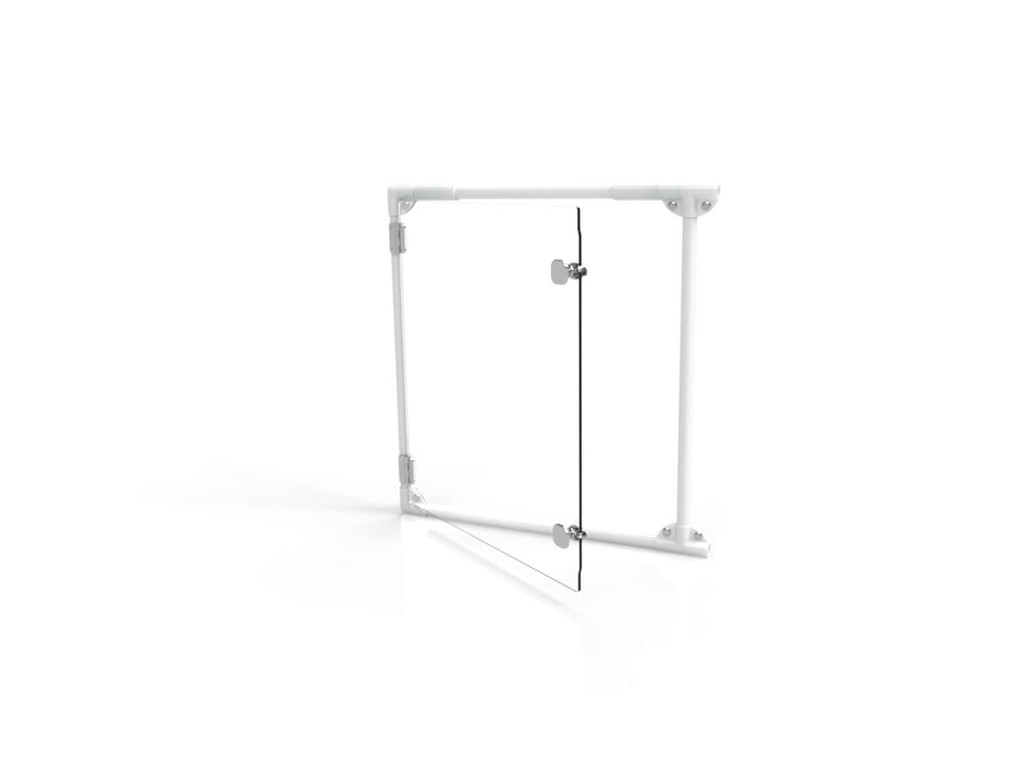 Lucidium pen replacement door assembly