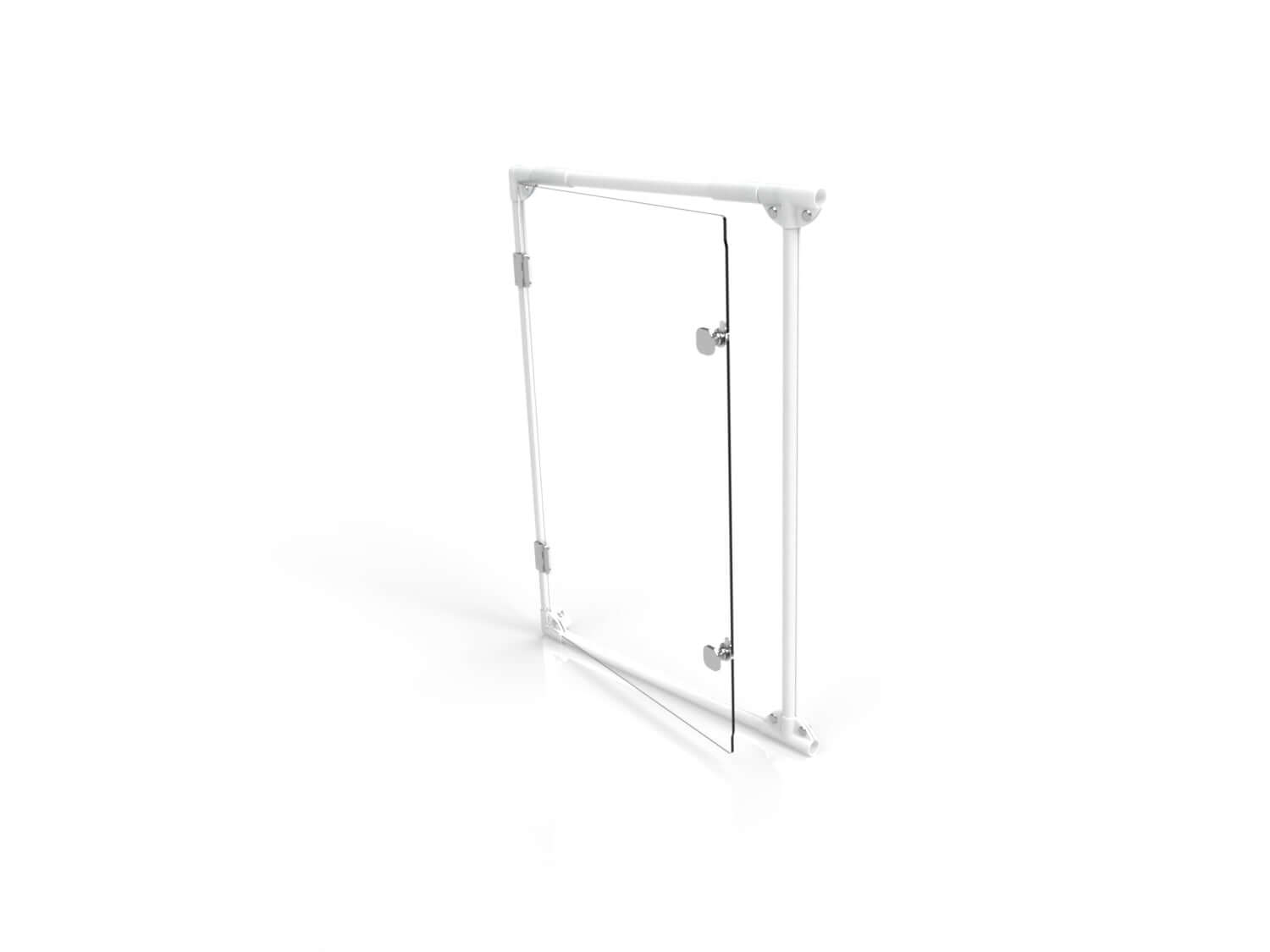 Lucidium pen replacement door assembly