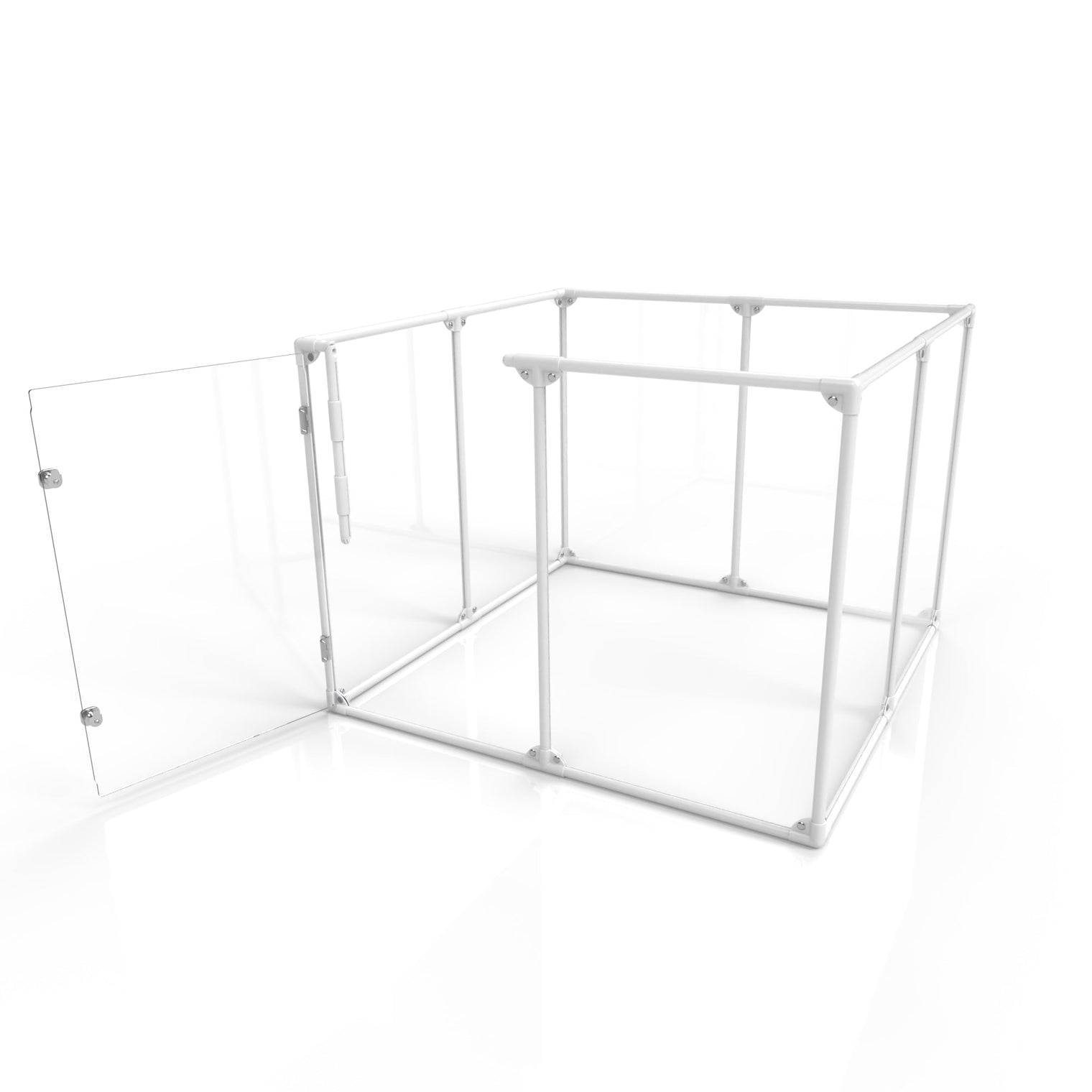 36" Tall Medium Lucidium Pet Pen, WHITE - (Unused Return)