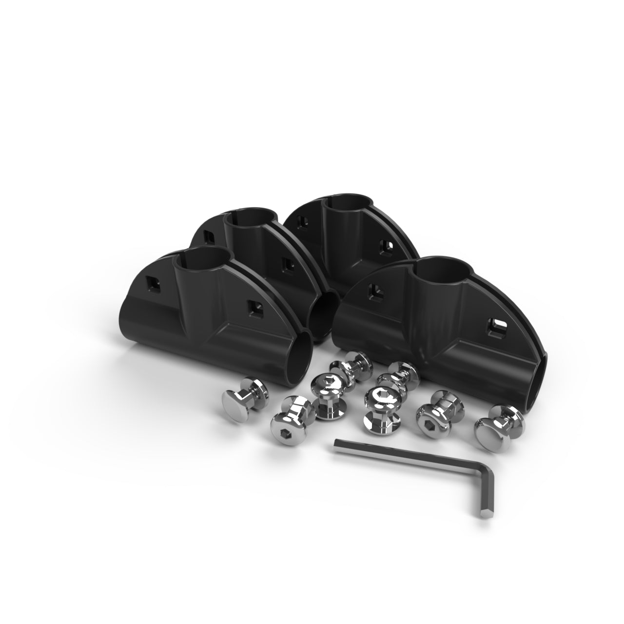 Lucidium Connector Kit, (4) Wall Connectors