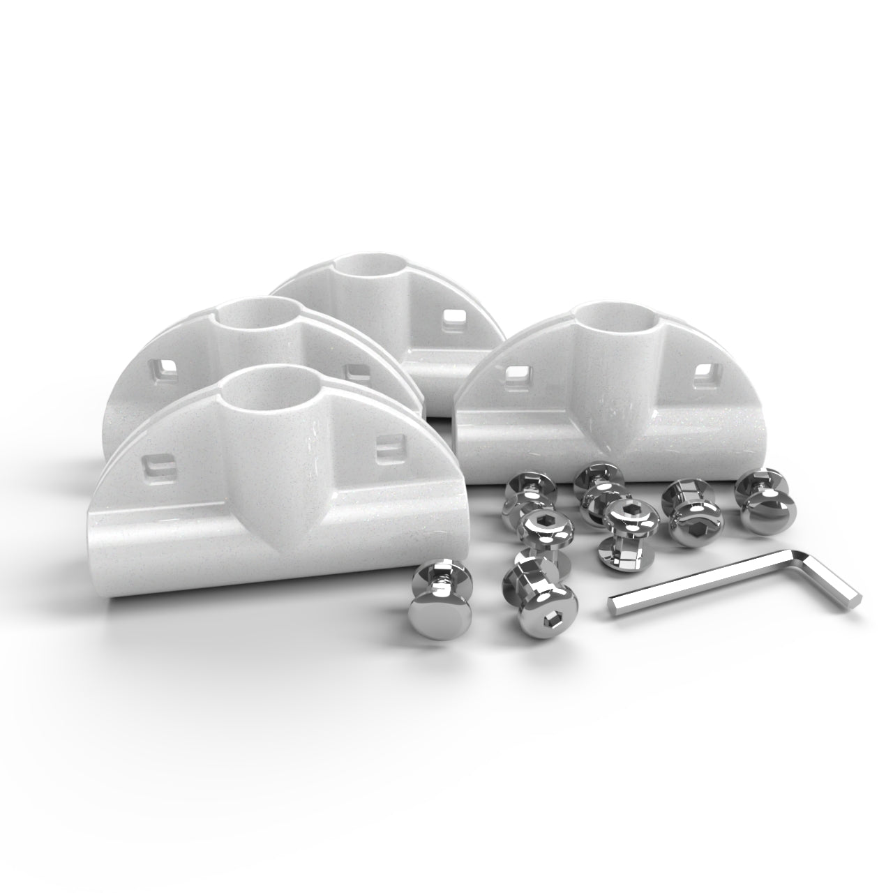 Lucidium Connector Kit, (4) Wall Connectors