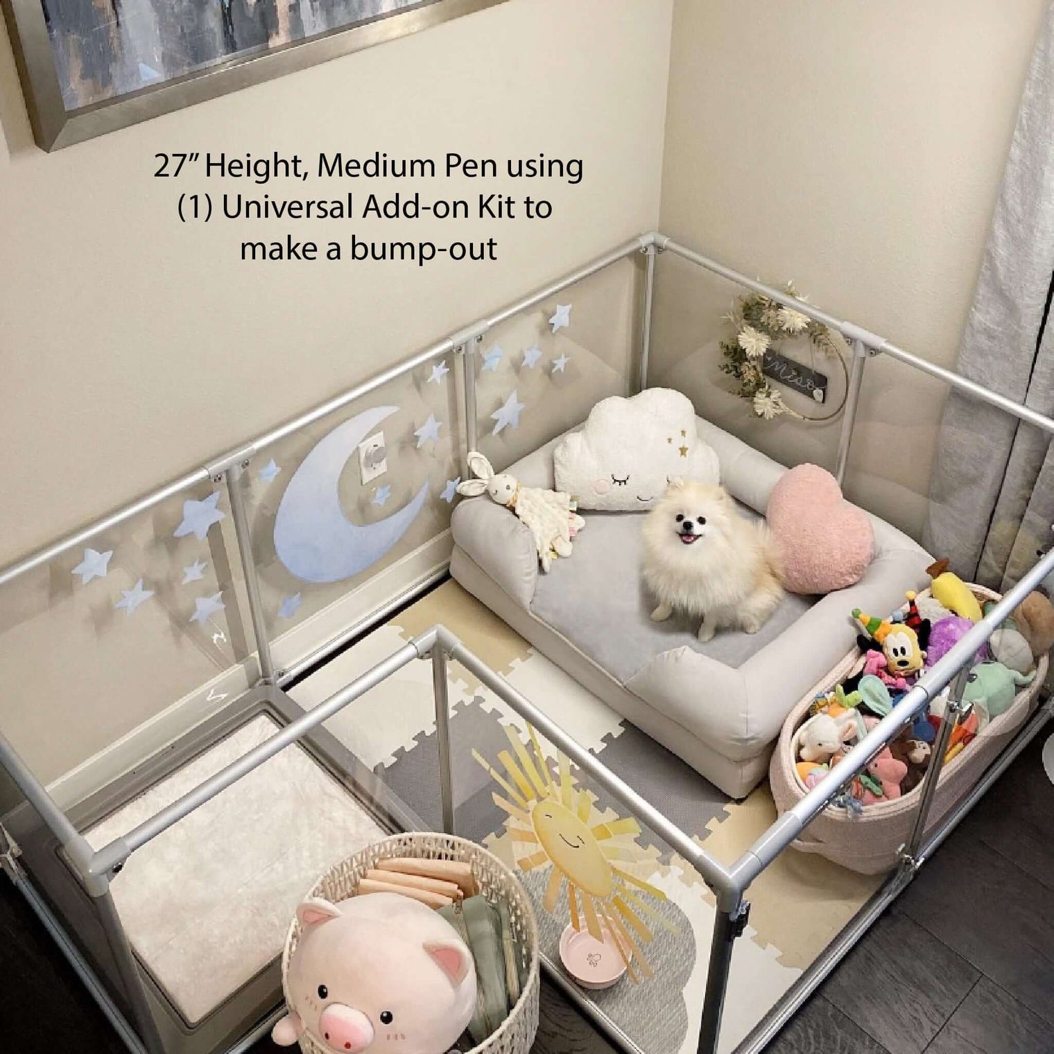 Lucidium Pen 36" 2 ft. Add-On Kit, WHITE (Unused Return)