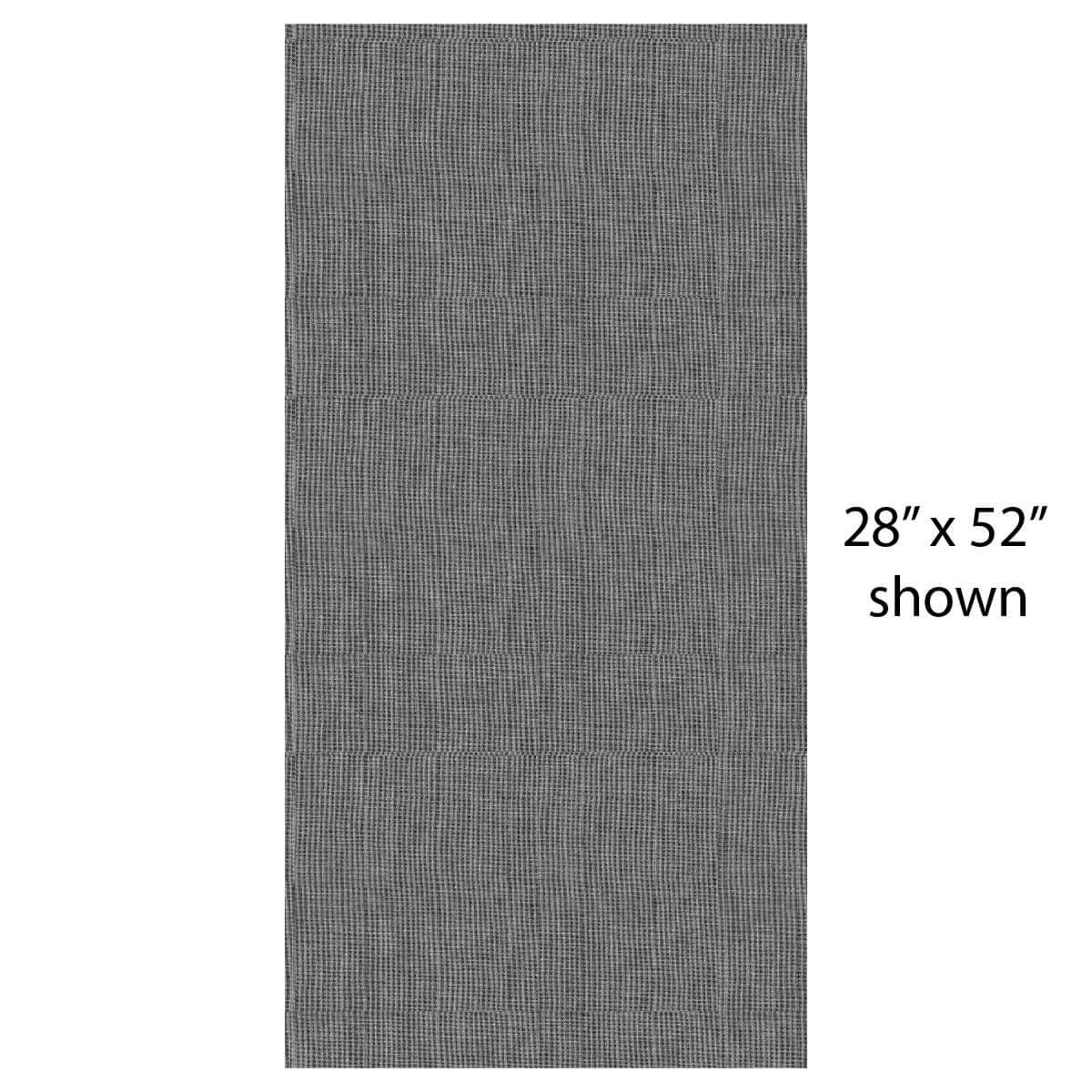 Toronto vinyl pen mat in elegant grey, measuring 28” x 52”, designed for a clean, minimalist pet space.