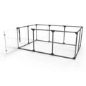 27 inch height large dog pen in gunmetal color