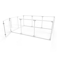 27" Tall Large Lucidium Pet Pen, WHITE - (Unused Return)