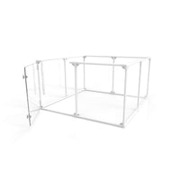  27 inch height medium dog pen in white color