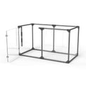 27" Tall Small Lucidium Pet Pen, GUNMETAL (Unused Return)