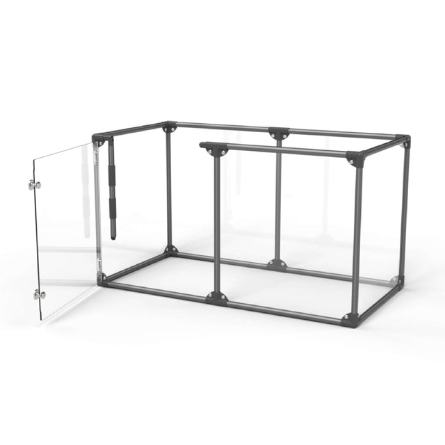 27" Tall Small Lucidium Pet Pen, GUNMETAL - (Unused Return)