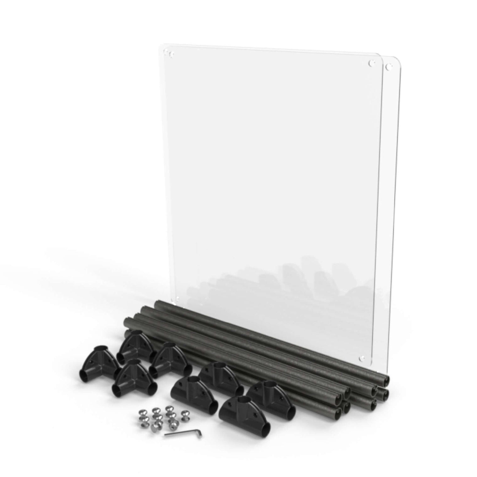 Lucidium Pen 27" Tall 2 ft. Add-On Kit, GUNMETAL (Unused Return)