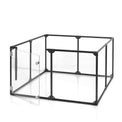 27" Tall Medium Lucidium Pet Pen, GUNMETAL  - (Unused Return)