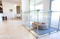 36" Tall Large Lucidium Pet Pen, GUNMETAL (Unused Return)