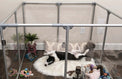 36" Tall Medium Lucidium Pet Pen, WHITE - (Unused Return)