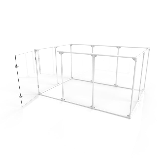 36" Tall Large Lucidium Pet Pen, WHITE (Unused Return)