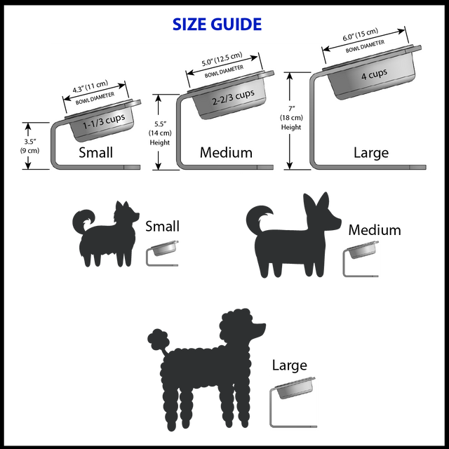 Modern Acrylic Glass Bowl Feeders, Angled Style, Double Bowl - (Unused Return)