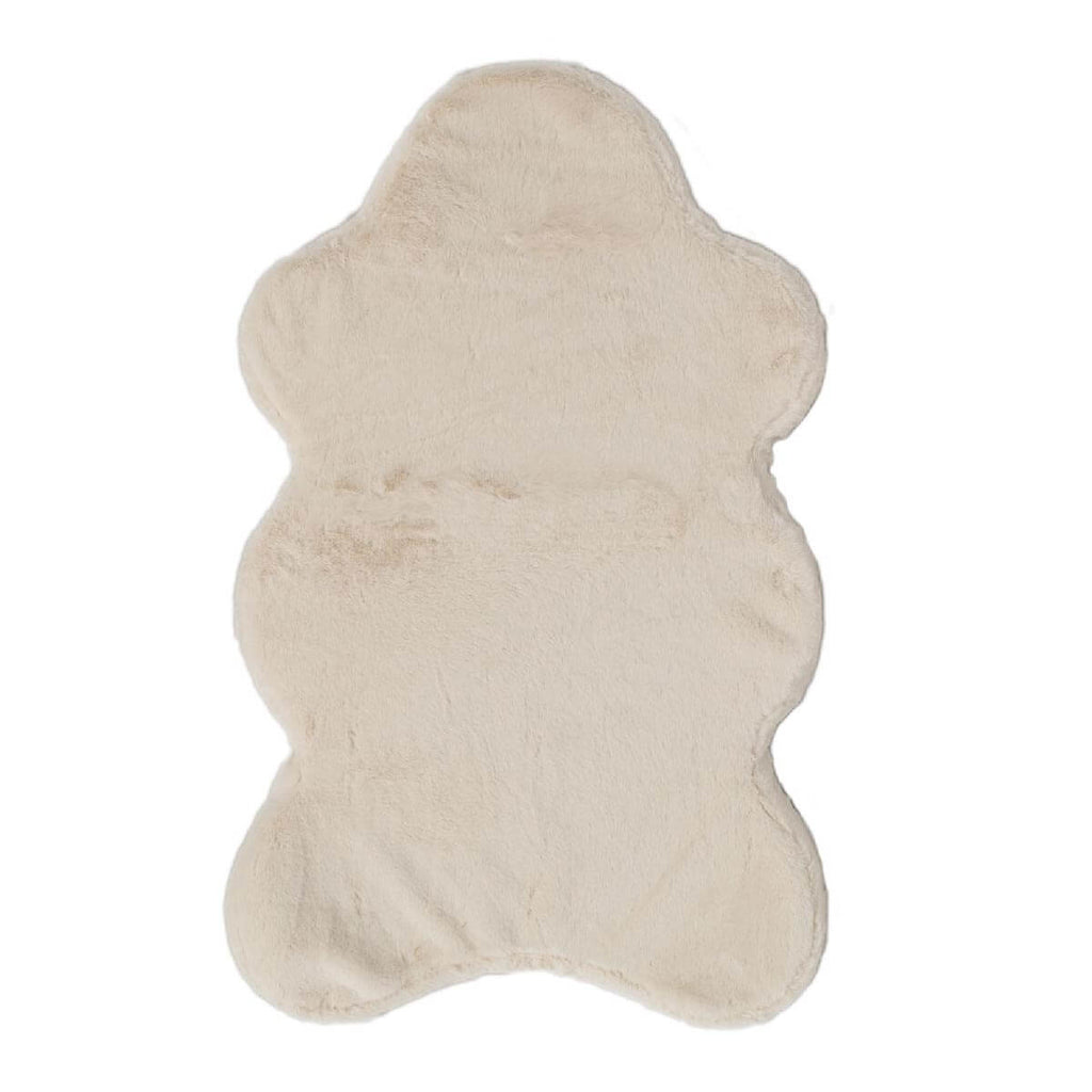 Beige Hide shaped pet bed