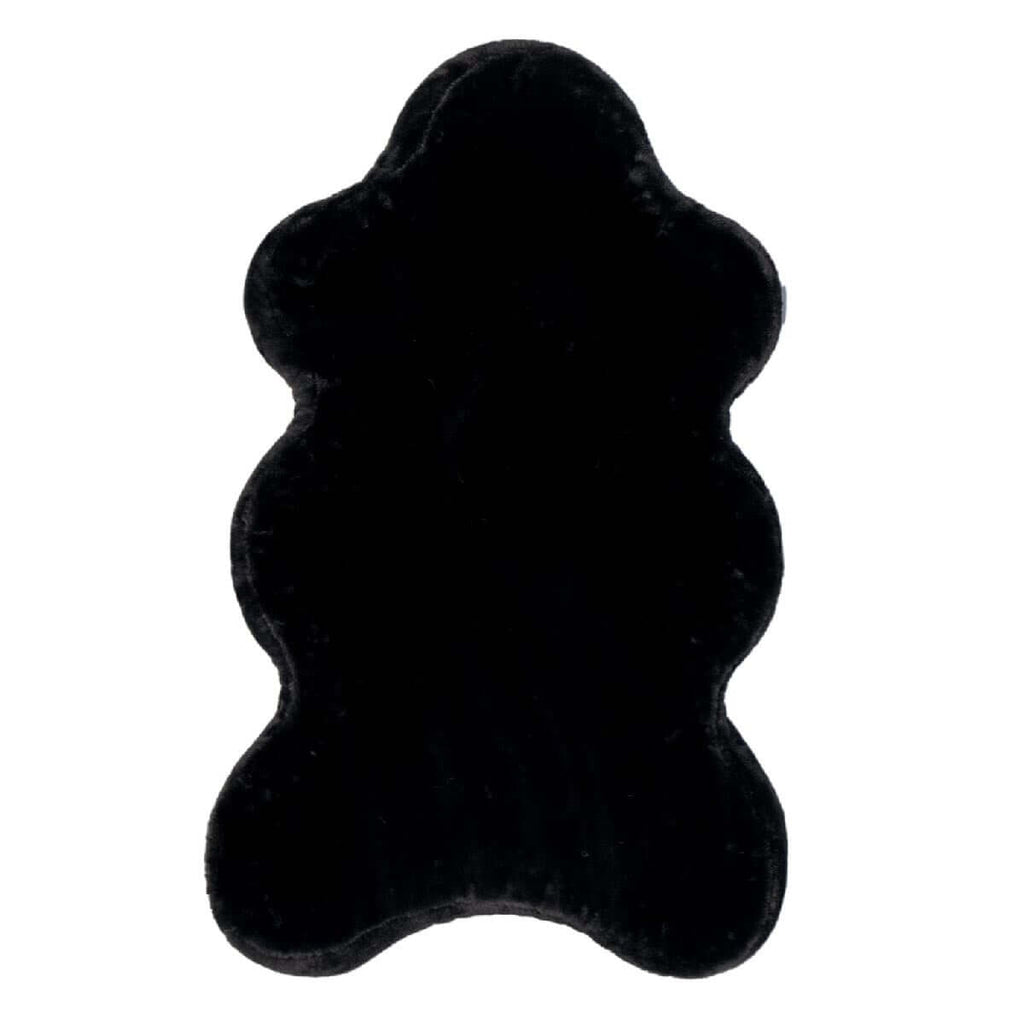 Black Hide shaped pet bed