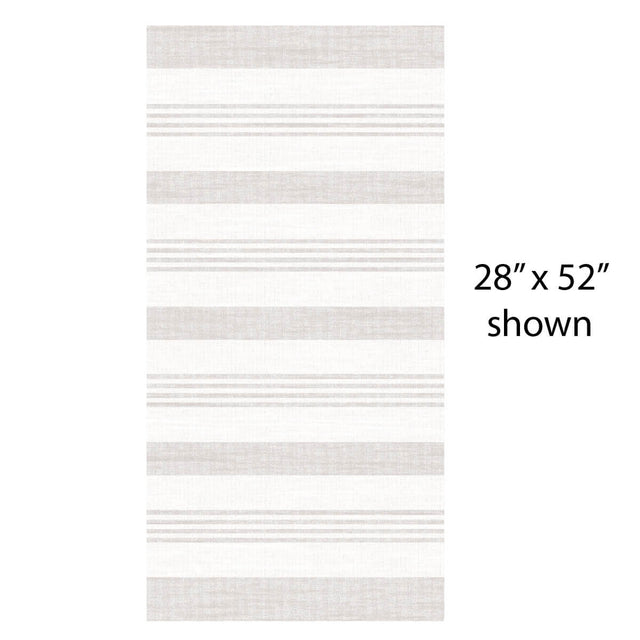 Breeze Vinyl Pen Mat, 28" x 52", BEIGE- (Unused Return)