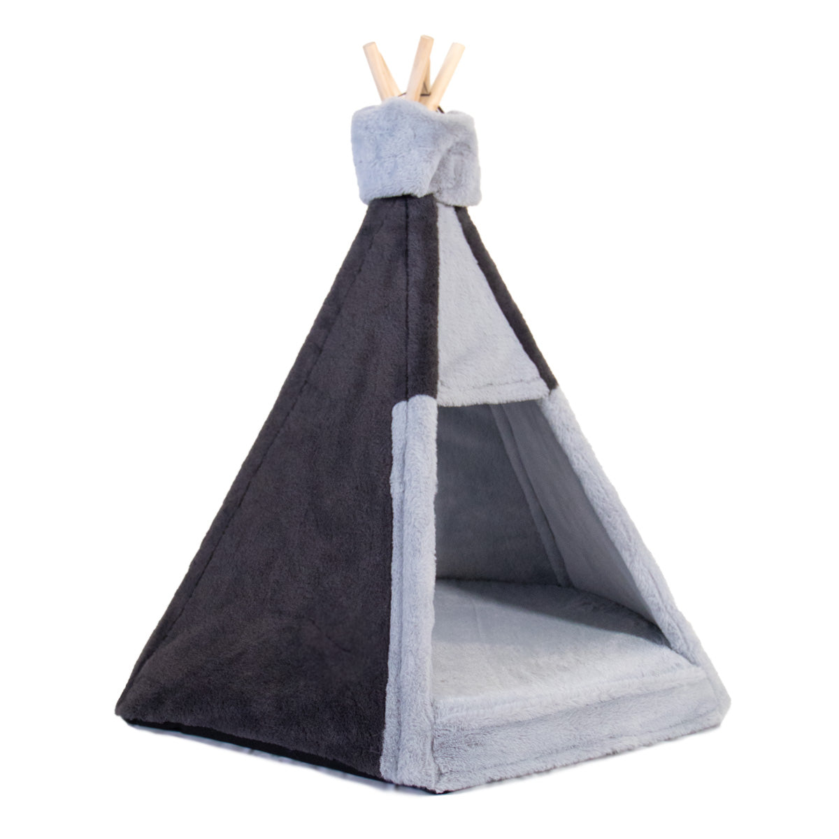 teepee tent for pets Modern Luxury Pet Teepee with Memory Foam Champagne Dream