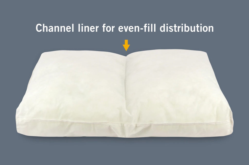 Channel liner ensures even fill distribution in P.L.A.Y. Marina Boxy Bed