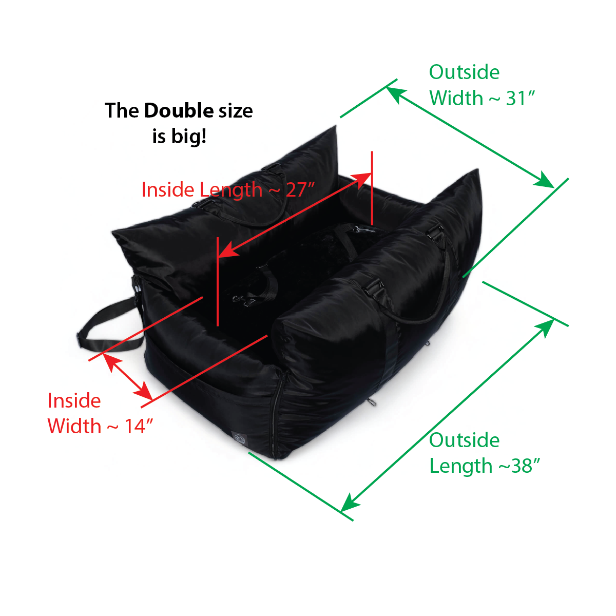 4Cats&Dogs Car & Travel Bed
