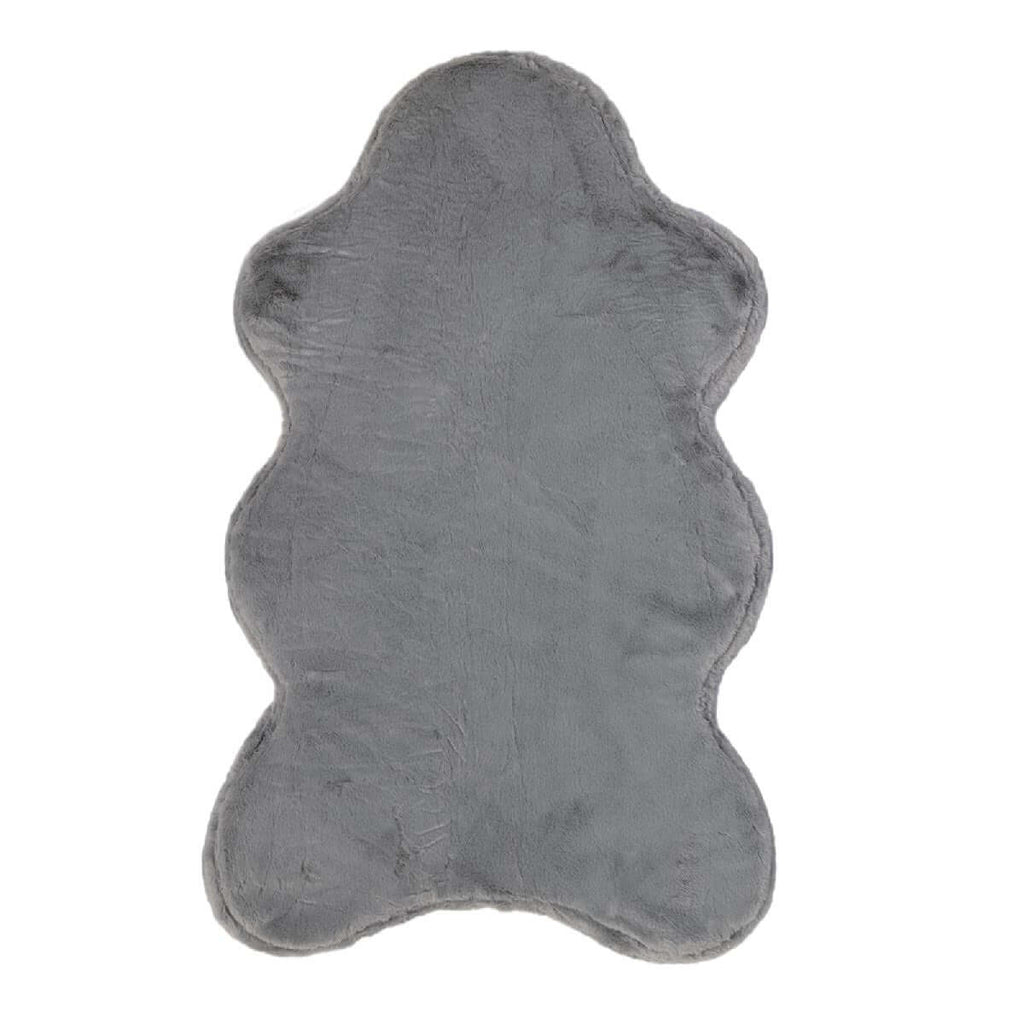 Grey Hide shaped pet bed