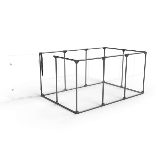 36" Tall Large Lucidium Pet Pen, GUNMETAL - (Unused Return)