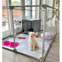 36" Tall Large Lucidium Pet Pen, GUNMETAL - (Unused Return)