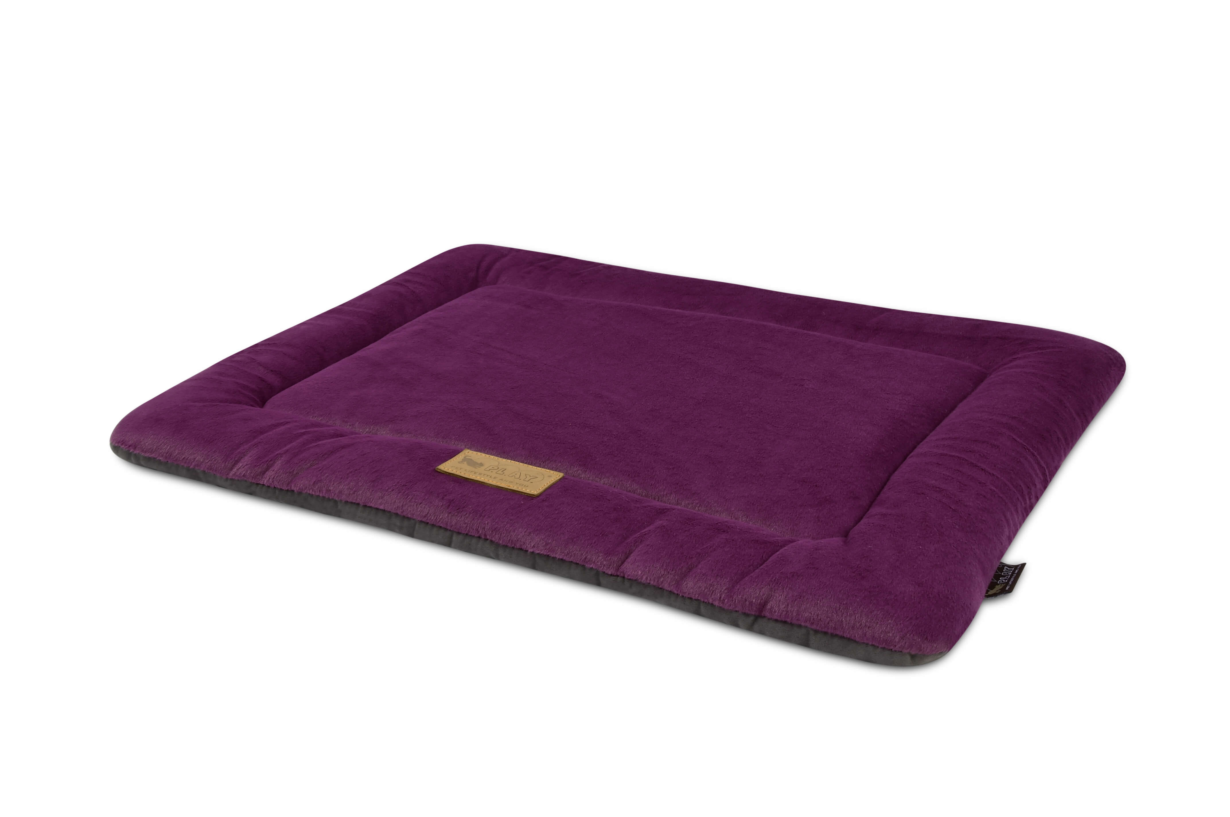 P.L.A.Y. Coastal Series Chill Pet Pad in purple color, ultra-soft and tough, perfect for home or travel relaxation