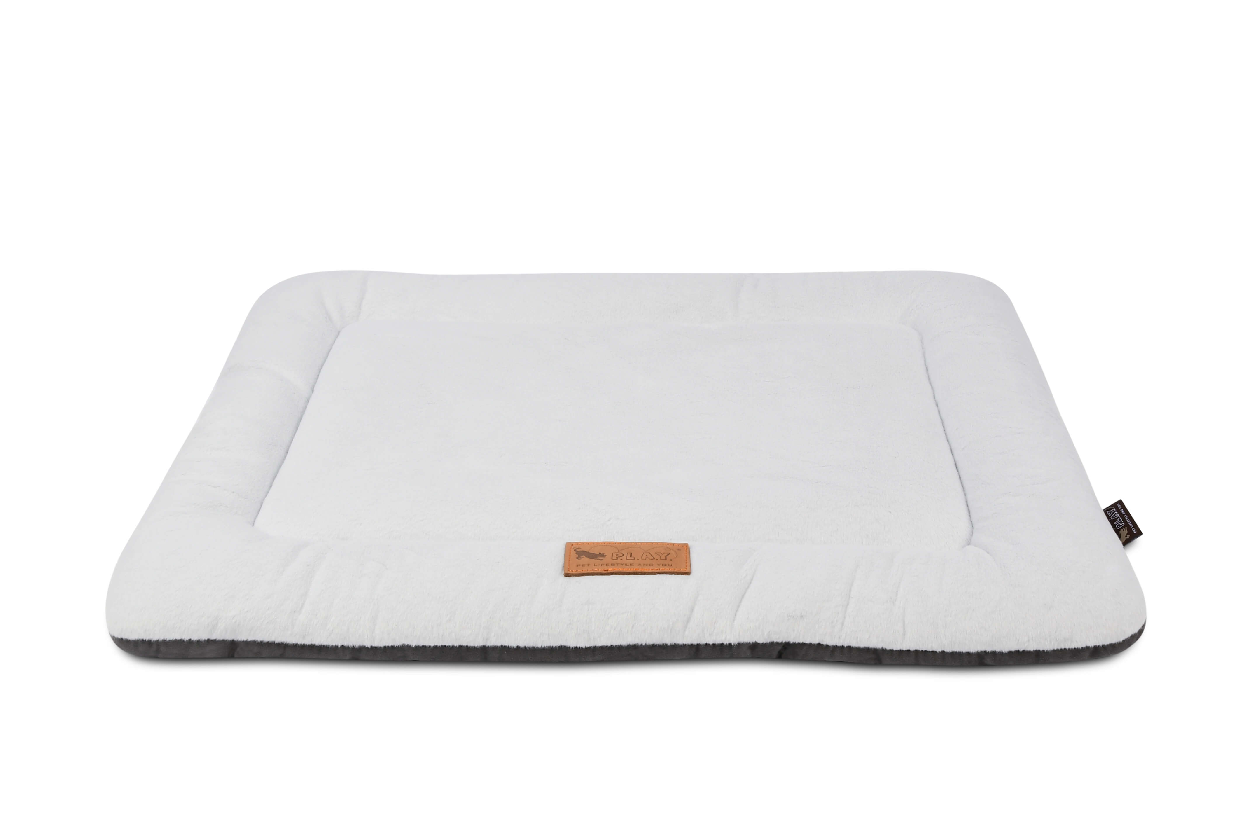 Coastal Series Chill Pad by P.L.A.Y. - ultra-soft, durable pet pad perfect for home, office, or car, in a sleek white design.