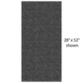 Monterrey Vinyl Pen Mat, 28" x 100" BLACK - (Unused Return)