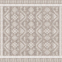 Murren vinyl mat with geometric pattern, perfect for adding style to your pet's space while ensuring durability.