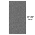 Toronto vinyl pen mat in elegant grey, measuring 28” x 52”, designed for a clean, minimalist pet space.