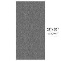 Toronto vinyl pen mat in elegant grey, measuring 28” x 52”, designed for a clean, minimalist pet space.