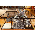  27 inch height large dog pen in gunmetal color