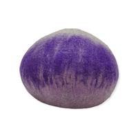  Felt Cat Cave, Gray, Dark Purple, Light Purple